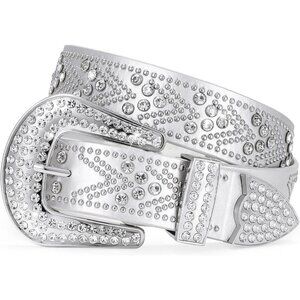 Chic Rhinestone & Studded Belt for Plus Sizes, Perfect Gift for Fashion Lovers